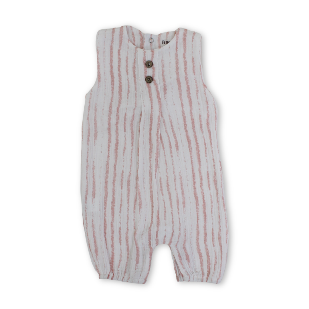 Unisex Baby Linen Romper