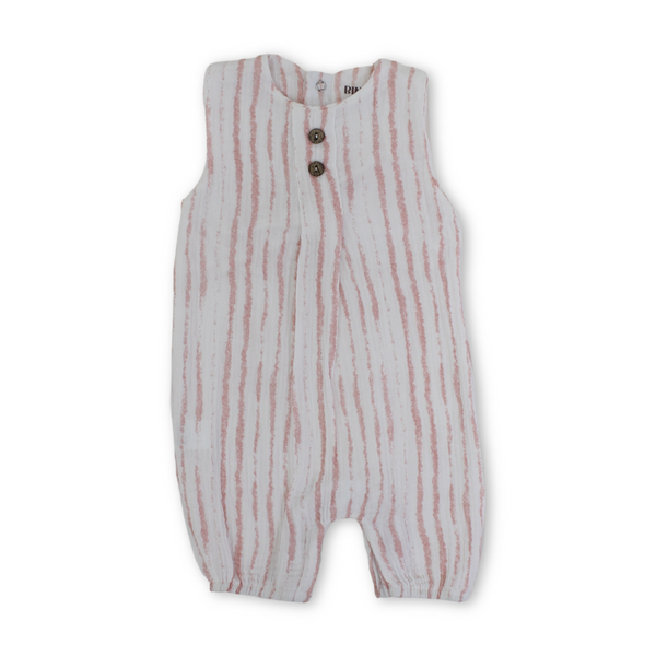 Unisex Baby Linen Romper