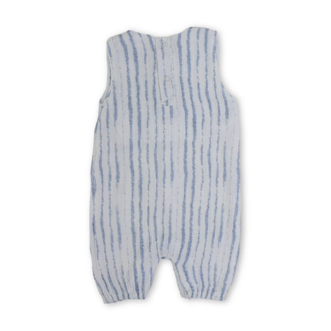 Unisex Baby Linen Romper