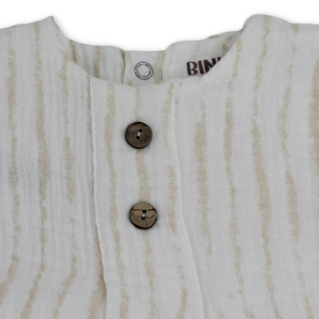 Unisex Baby Linen Romper