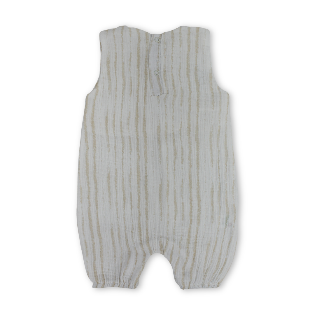 Unisex Baby Linen Romper