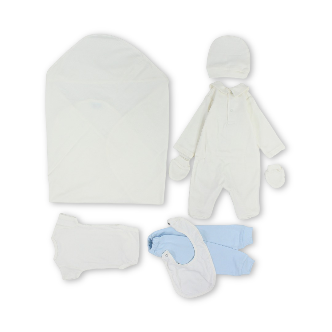 Baby Newborn Outfit Set with Teddy Bear Print