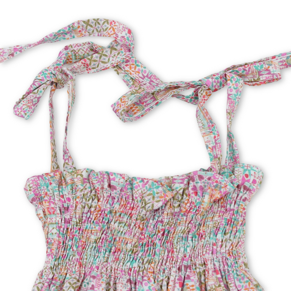 Baby Girls Cotton Romper – Pink