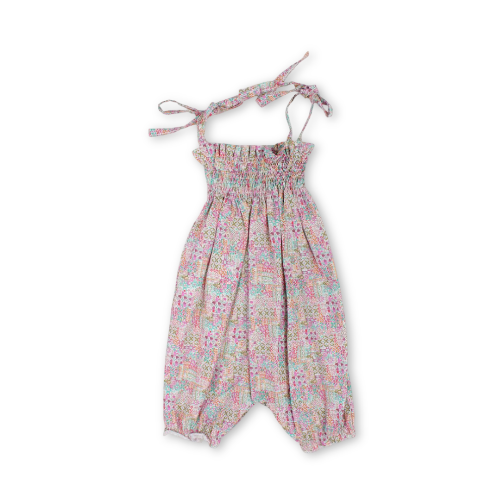 Baby Girls Cotton Romper – Pink