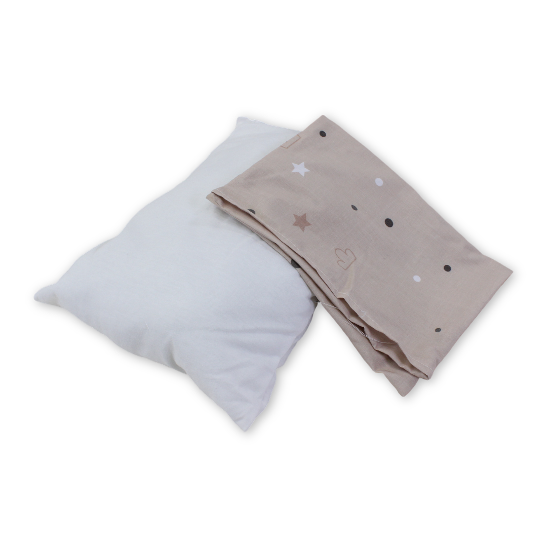 Cotton Pillow + Pillowcase – Stars Print