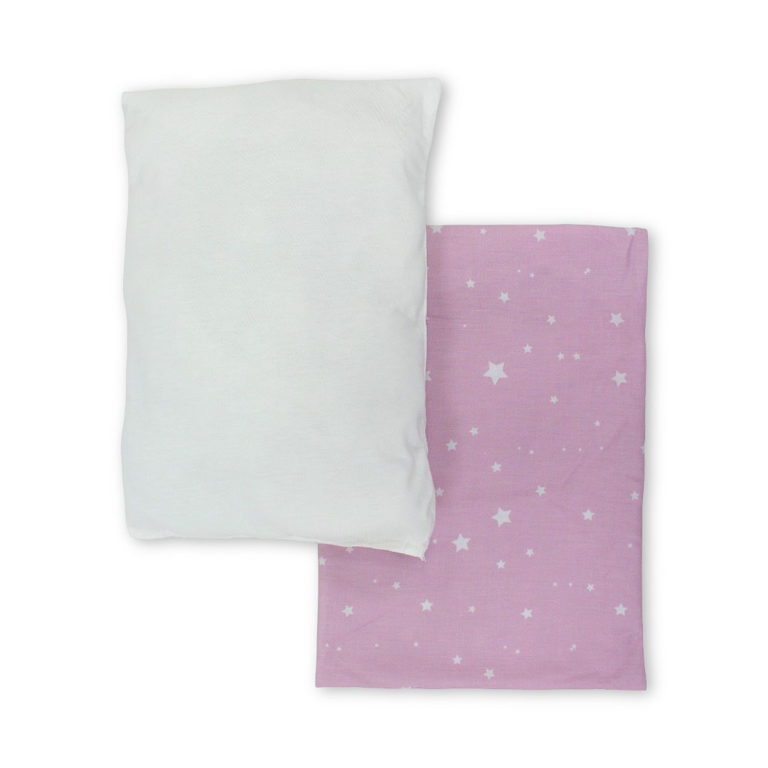 Cotton Pillow + Pillowcase – Stars Print