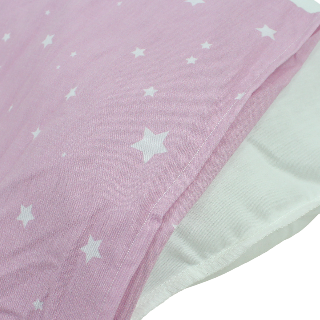 Cotton Pillow + Pillowcase – Stars Print