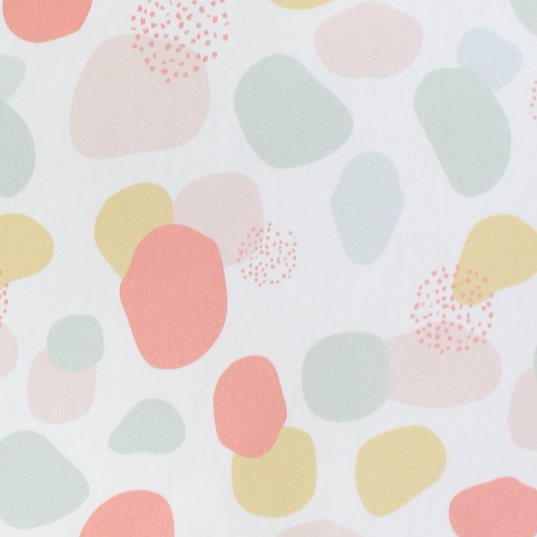 Cotton Baby Port – Mint & Off-White with "Dream Dots" Print