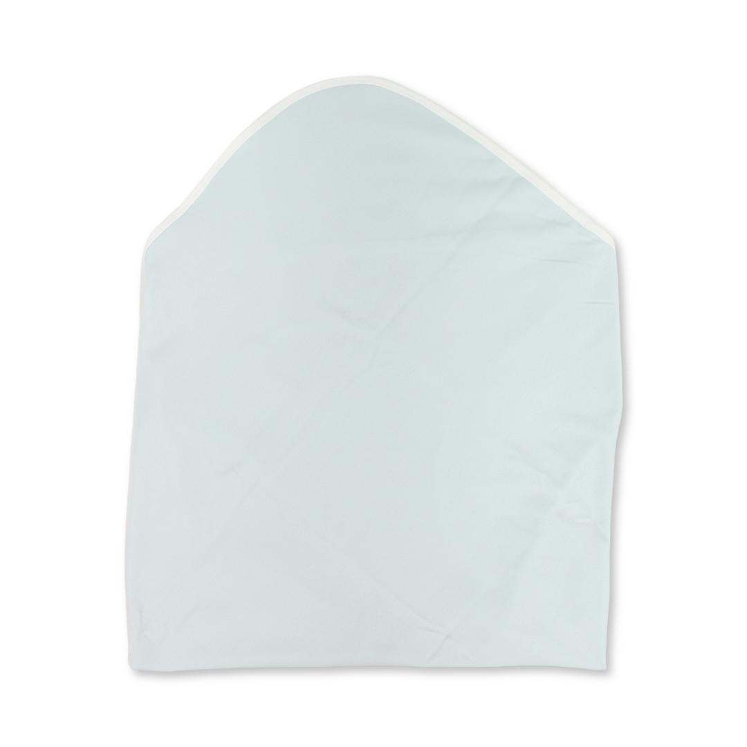 Cotton Baby Blanket – Mint & Off-White with "Dream Dots" Print