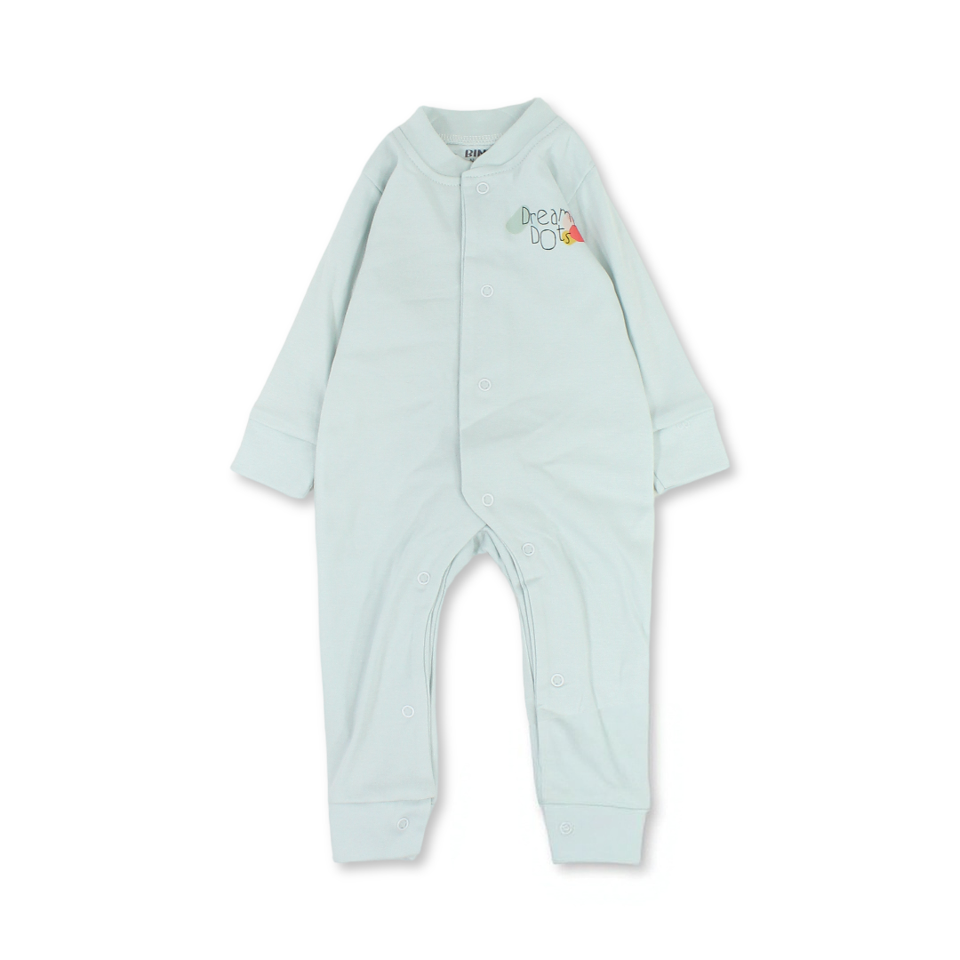 Unisex Baby Cotton Footless Onesie – "Dreamy Dots" Print