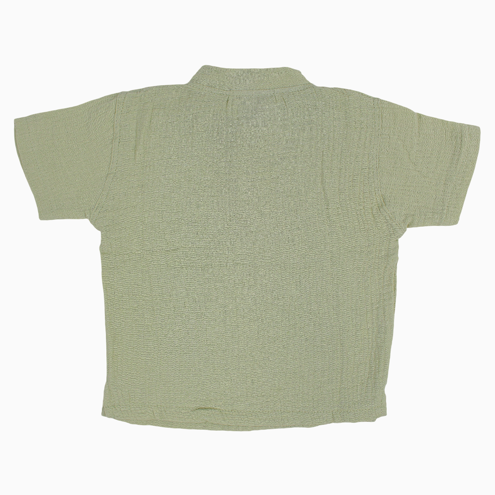 Baby Boys Plain Linen T-Shirt