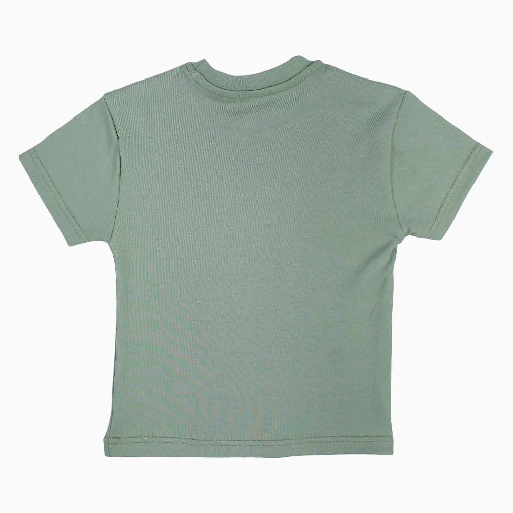 Unisex Cotton T-Shirt – Mint with Lemon Print