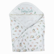 Baby Blanket – Off White with Fairy Tale Design