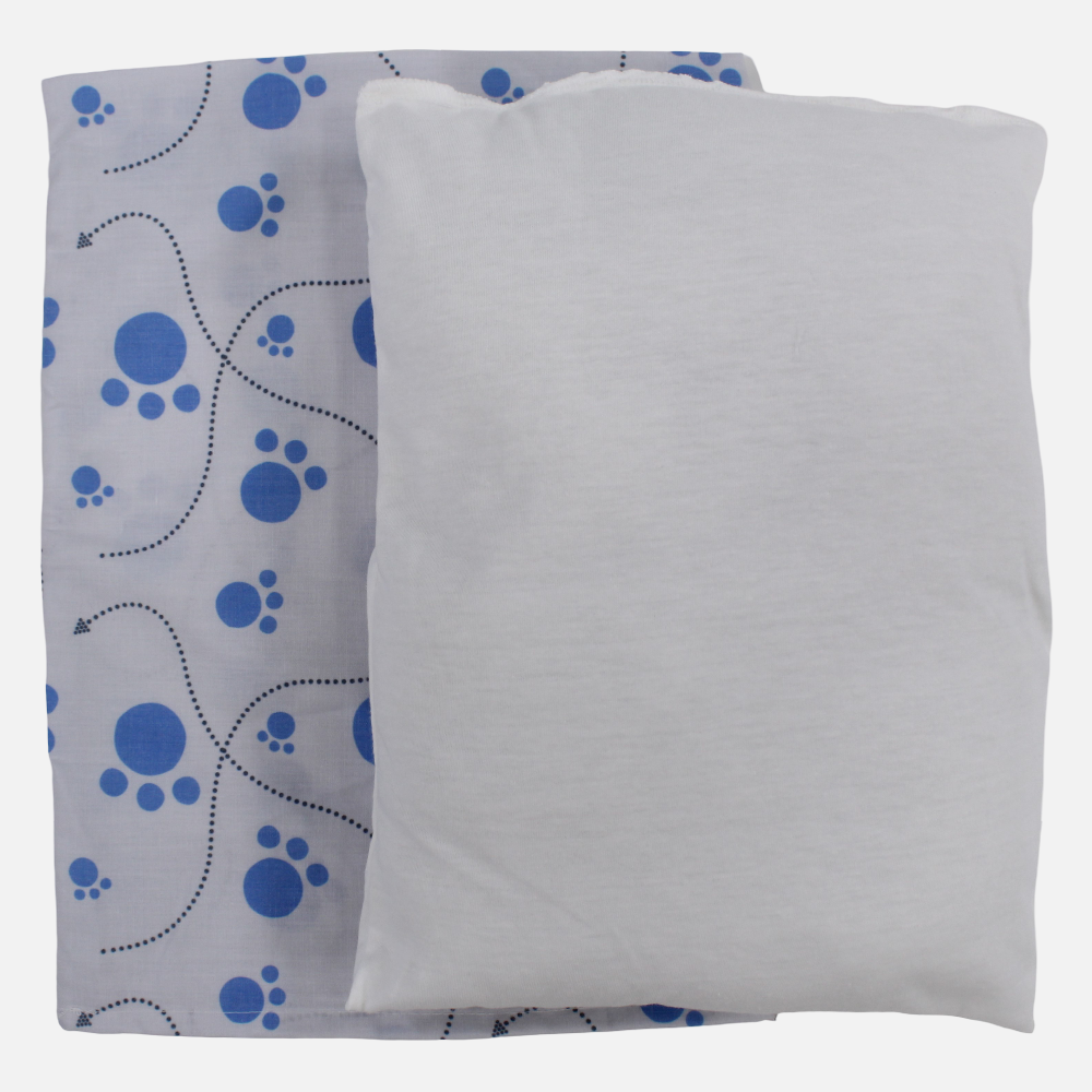 Unisex Baby Pillow with Pillowcase – Cotton – Animal Print