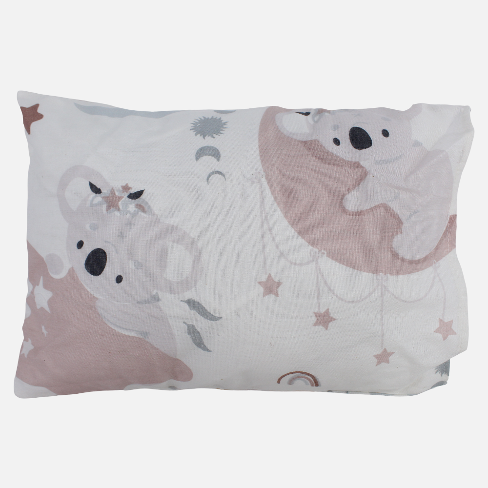 Unisex Baby Pillow with Pillowcase – Cotton – Animal Print