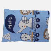 Unisex Baby Pillow with Pillowcase – Cotton – Animal Print