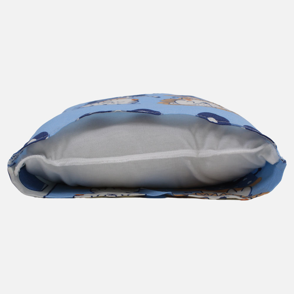 Unisex Baby Pillow with Pillowcase – Cotton – Animal Print
