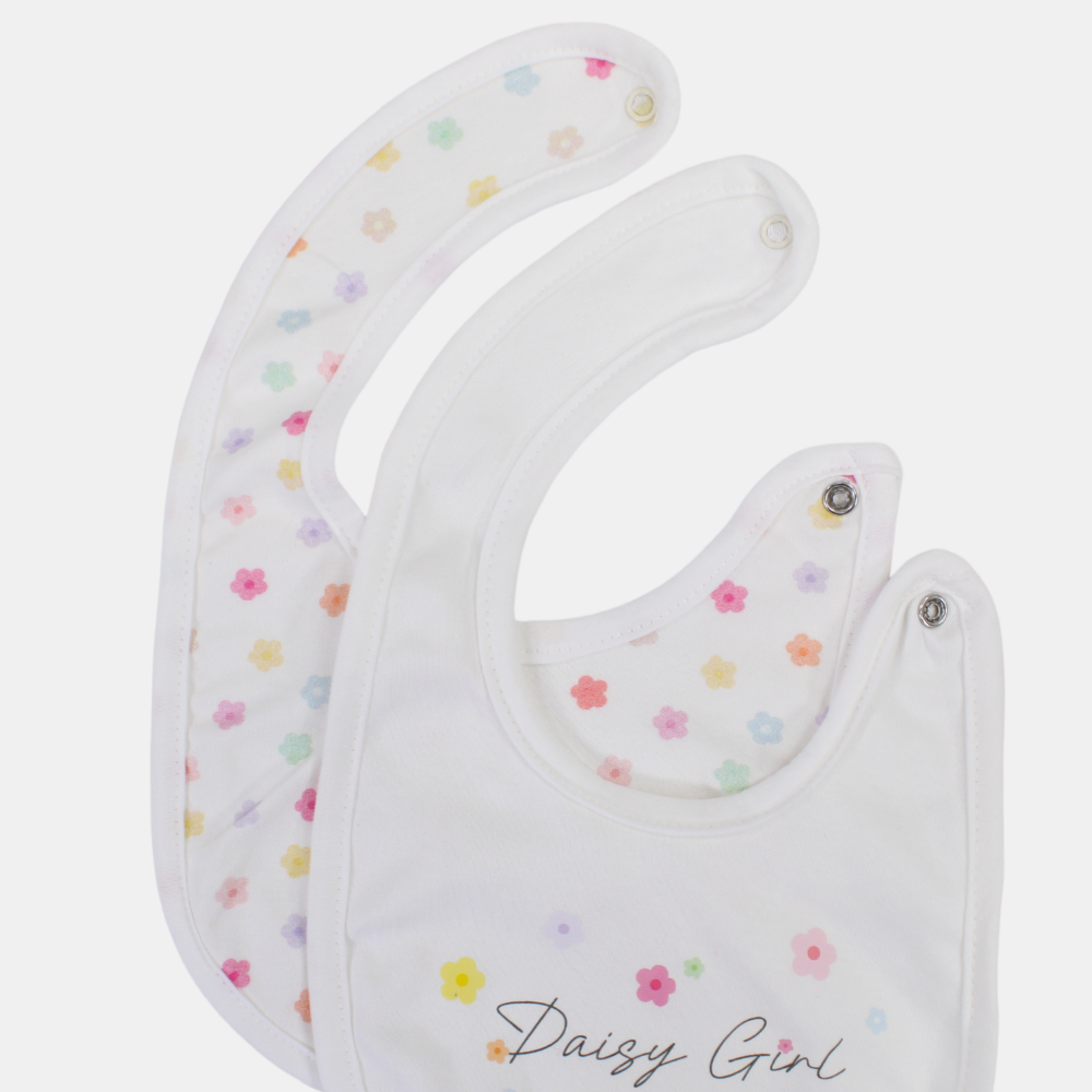 Daisy Girl Bib - Pack of 2