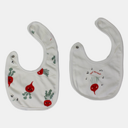 Baby Cotton Bibs - (Pack of 2)