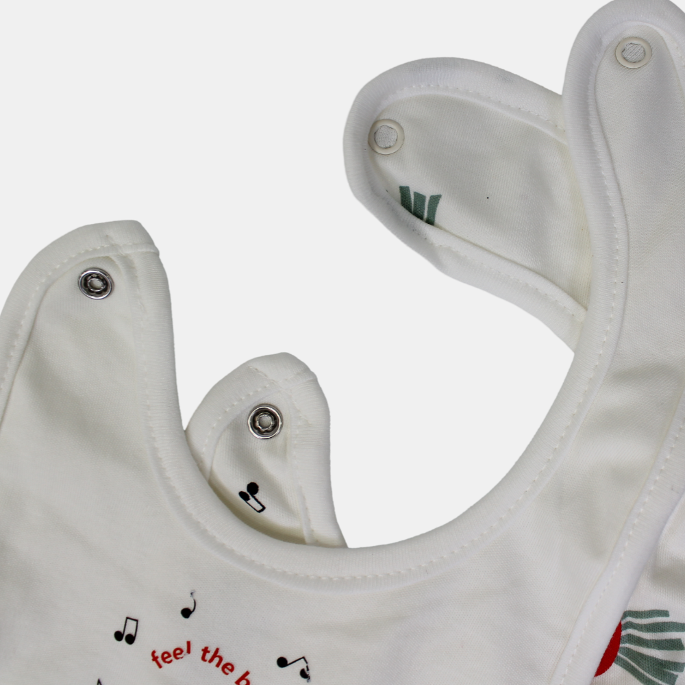 Baby Cotton Bibs - (Pack of 2)