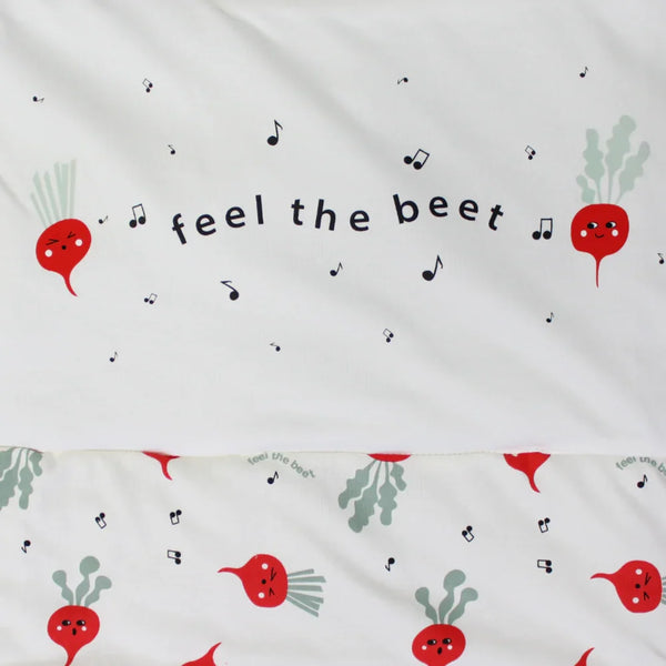 Cotton Baby Duvet – Off-White with Cute Print