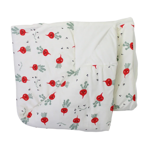 Cotton Baby Duvet – Off-White with Cute Print