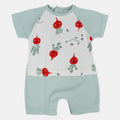 Unisex Baby Cotton Romper - "Feel the Beet" Design