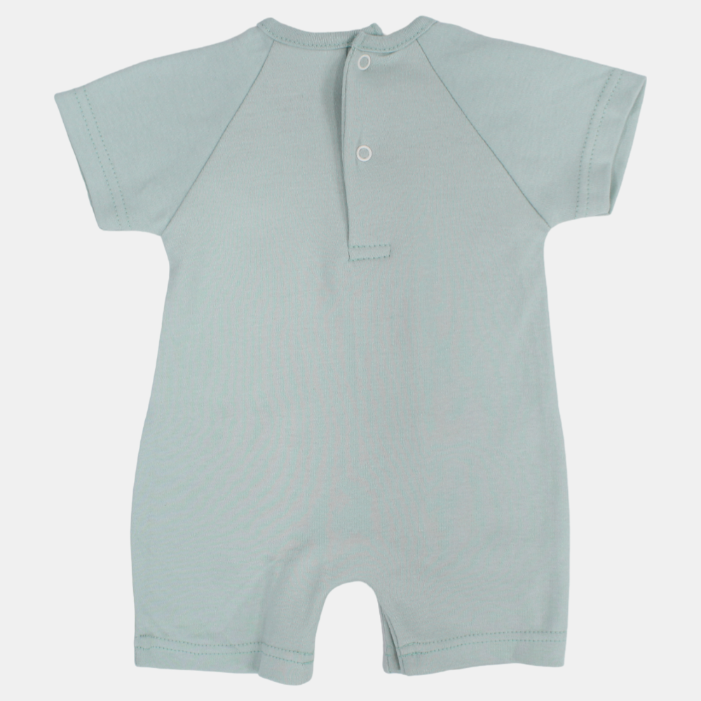 Unisex Baby Cotton Romper - "Feel the Beet" Design