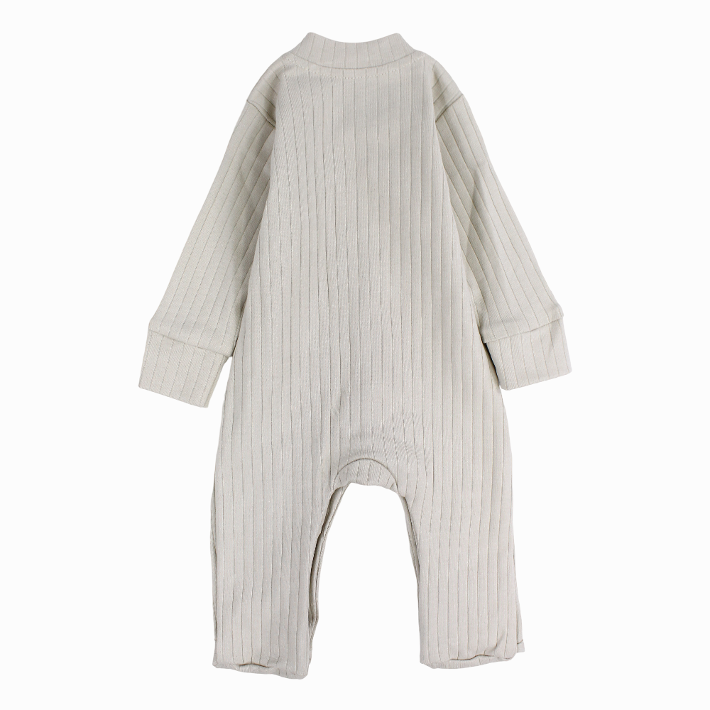 Unisex Ribbed Cotton Baby Footie