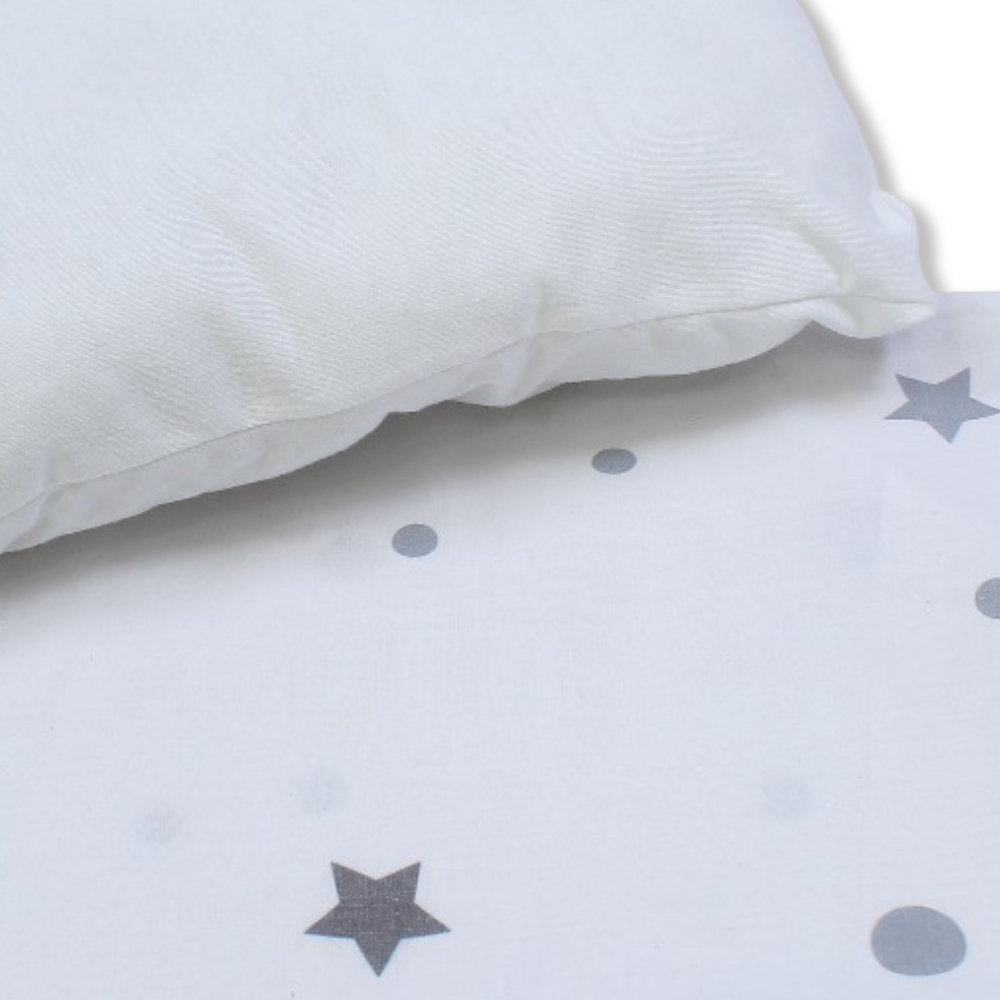 Baby Cotton Pillow with Pillowcase – Stars Design
