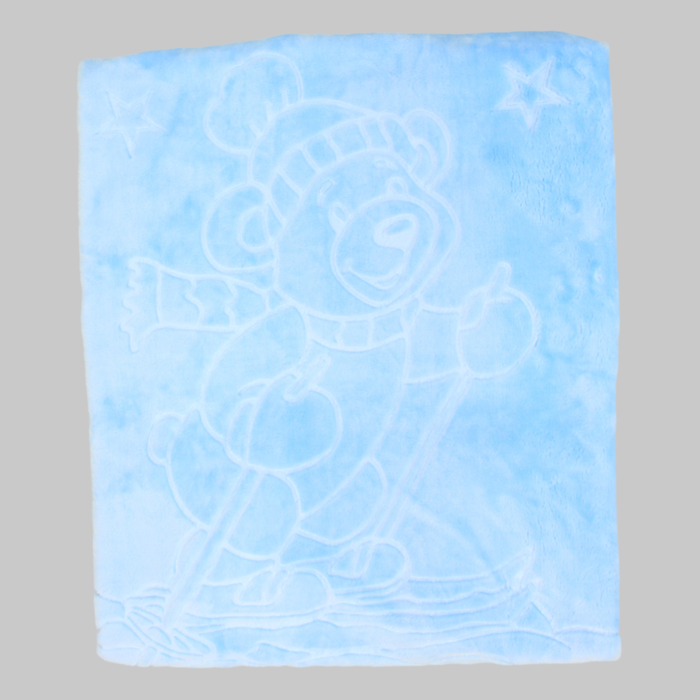 Happy Bear Baby Blanket