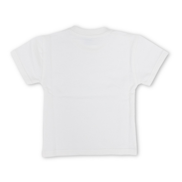 تي شيرت بناتي قطن – أوف وايت مع طبعة قلب