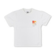 Unisex Baby Cotton T-Shirt – Off-White with Skateboards Print