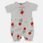"Feel The Beet" Short-Sleeved Romper