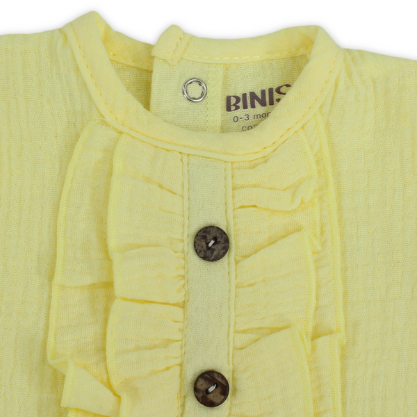 Baby Girls Cotton Ruffles Romper