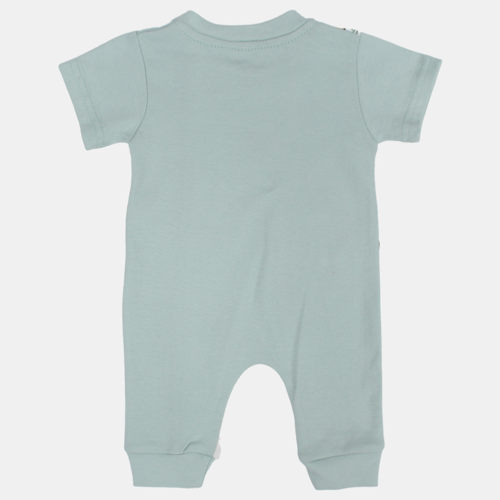 Baby Boys Cotton Romper - "Feel the Beet" Design