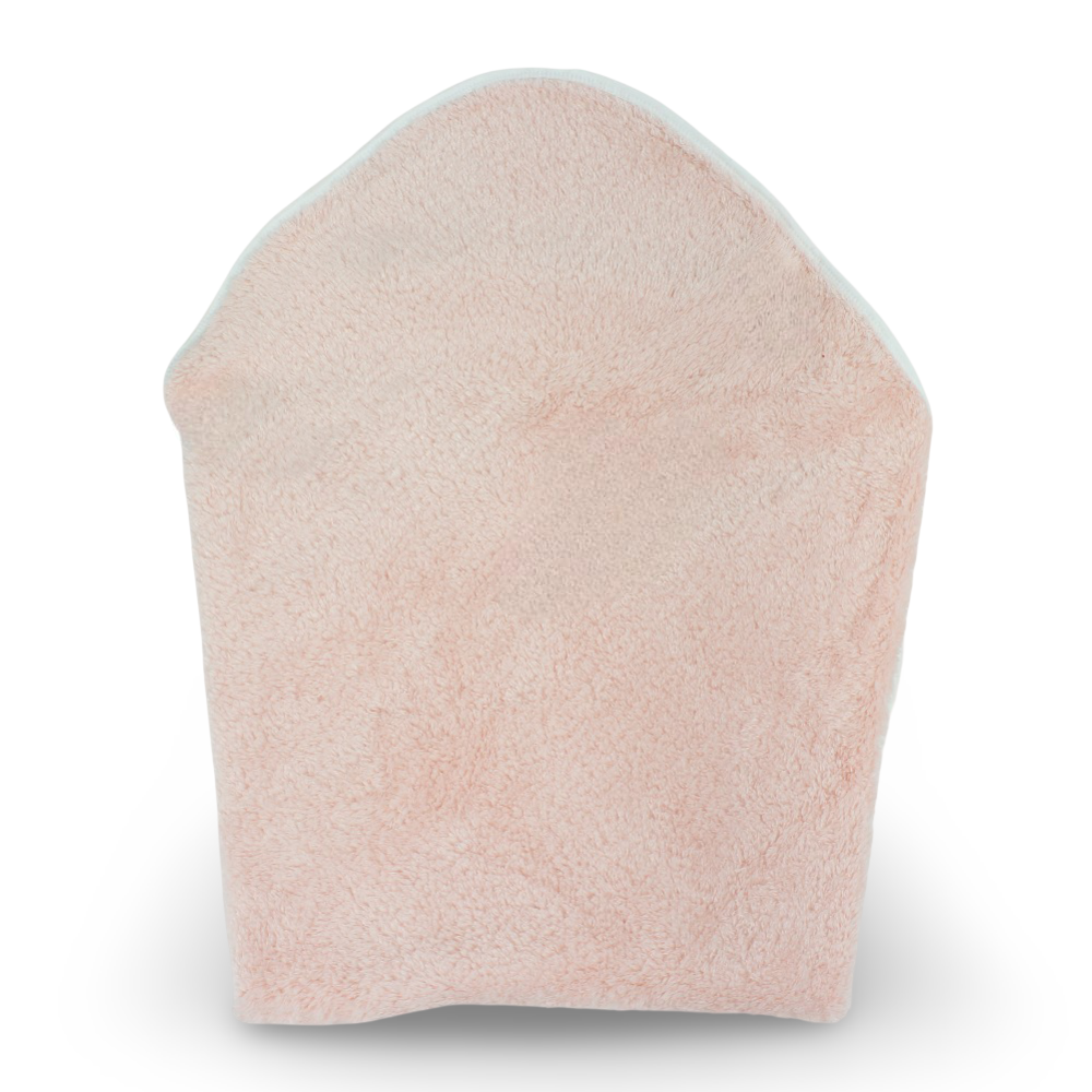 Fur Baby Blanket – Pink with Flowers & Cute Bear Print