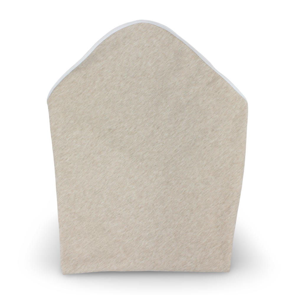 Velvet Baby Blanket – Off-White with Cute Bear Design