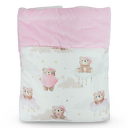 Velvet Baby Duvet – Cute Bear Print