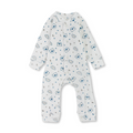 Baby Boys Cotton Footless Onesie – Off-White with Teddy Bear Print