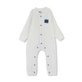 Baby Boys Cotton Footless Onesie – "Cute Teddy" Embroidery
