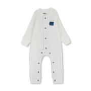 Baby Boys Cotton Footless Onesie – "Cute Teddy" Embroidery