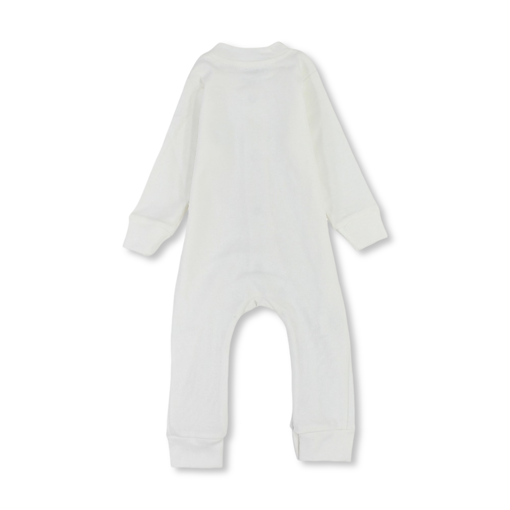 Baby Boys Cotton Footless Onesie – "Cute Teddy" Embroidery