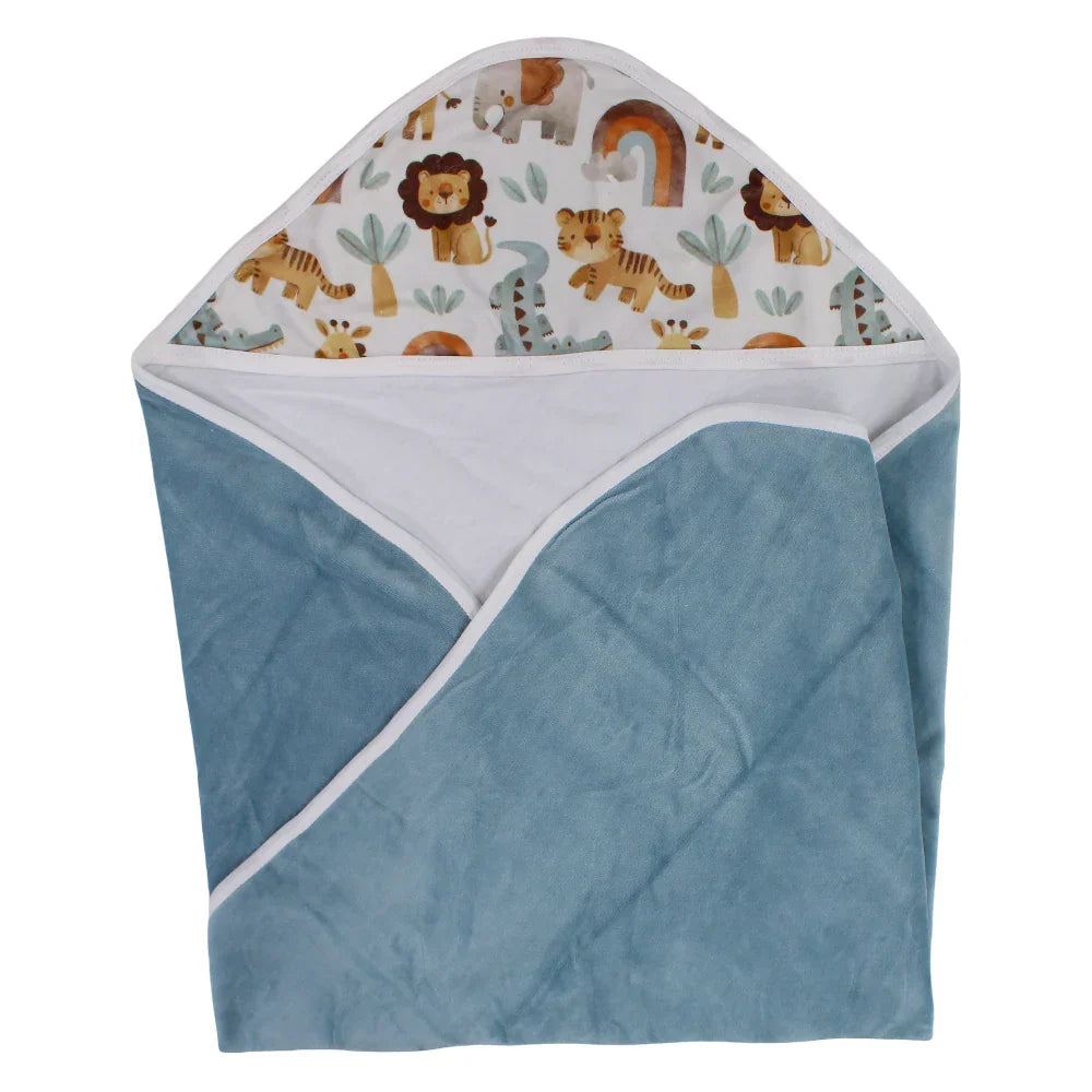 Velvet Baby Blanket – Animals Print