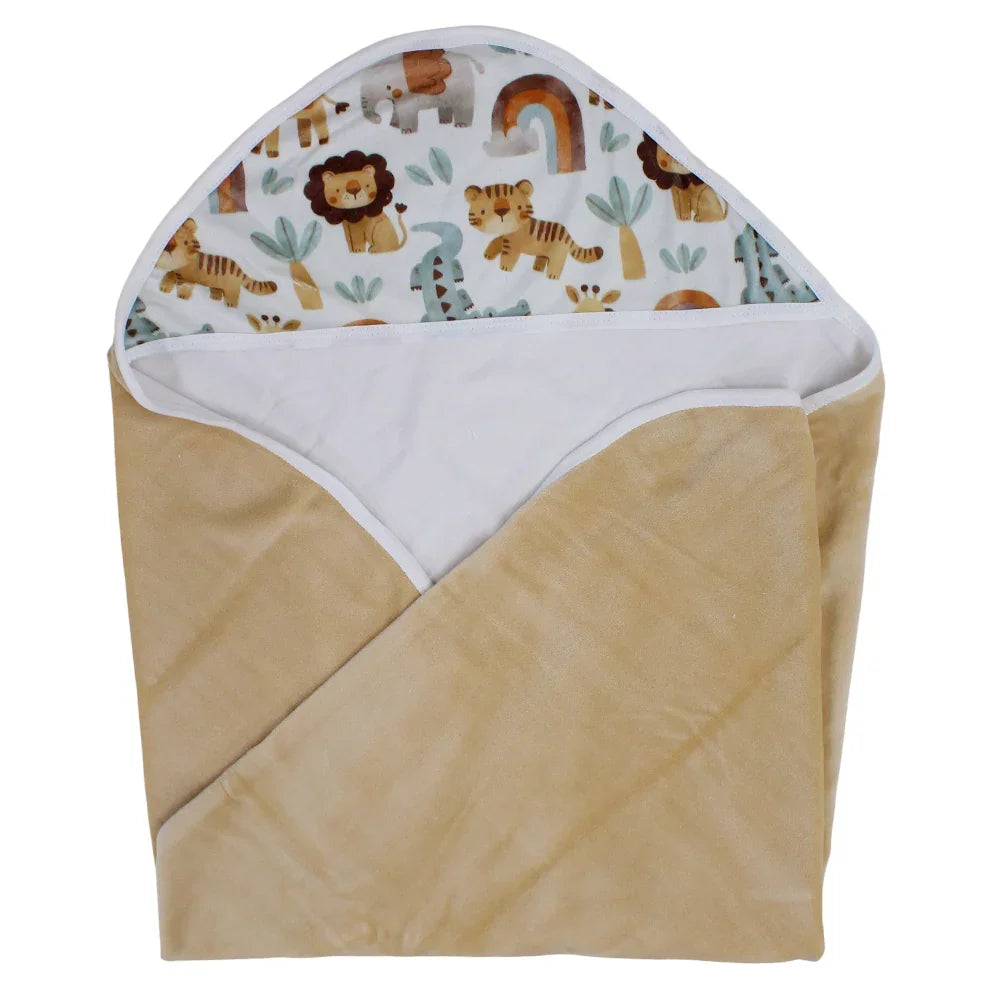 Velvet Baby Blanket – Animals Print