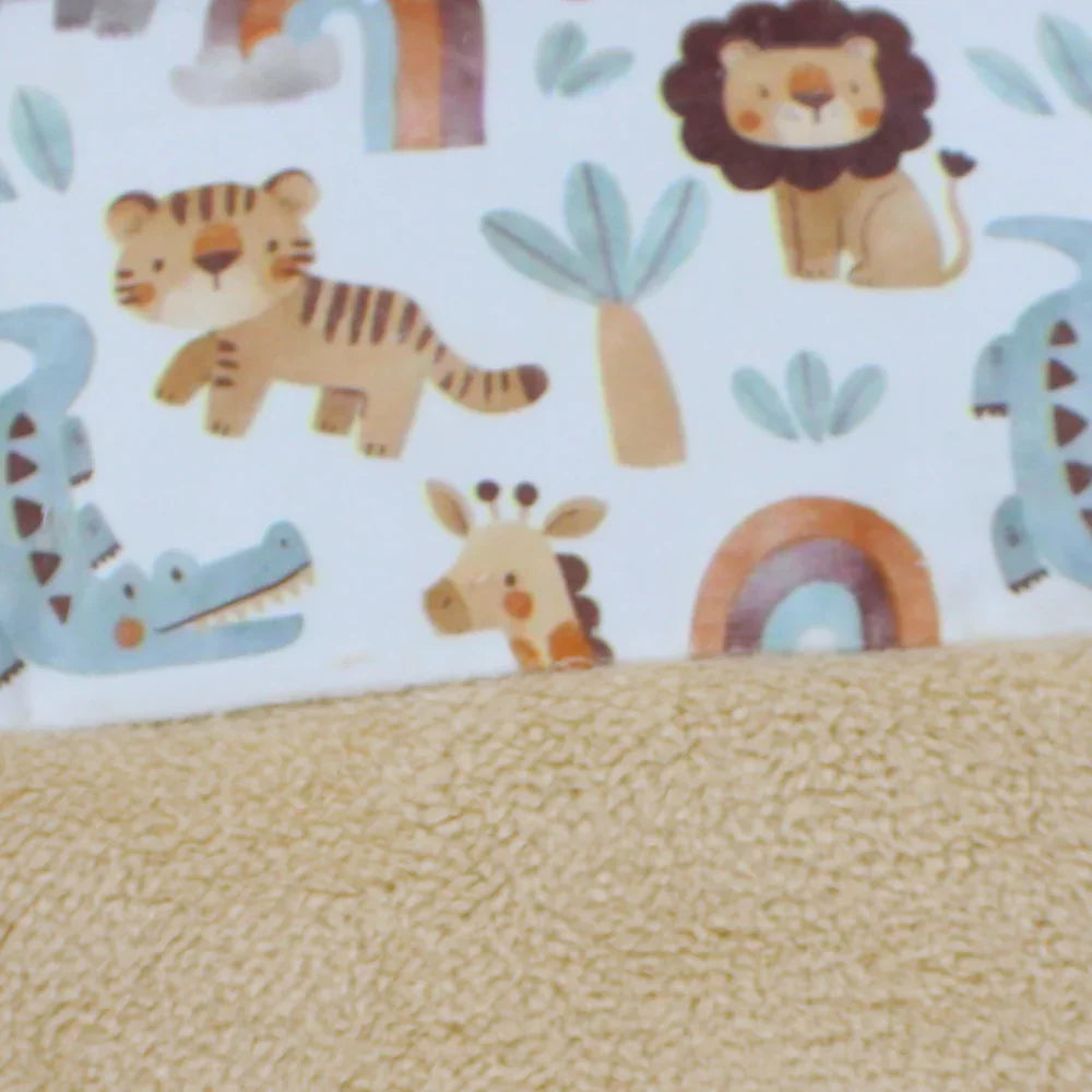 Velvet Baby Duvet – Animals Print