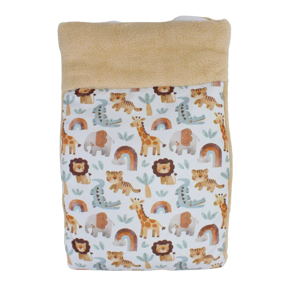 Velvet Baby Duvet – Animals Print