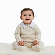 Baby Boys Cotton Baby Footie - Cute Horse Design