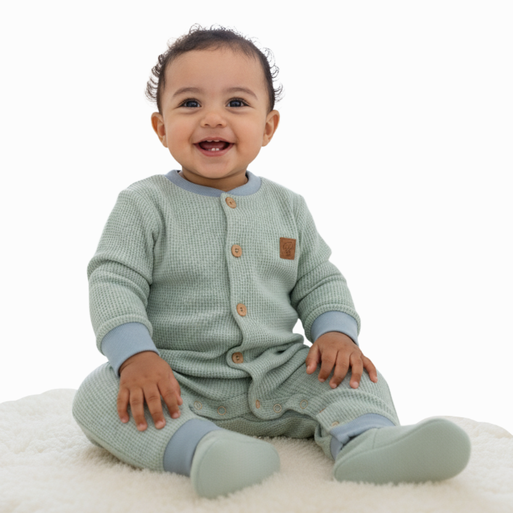 Unisex Baby Plain Baby Footie