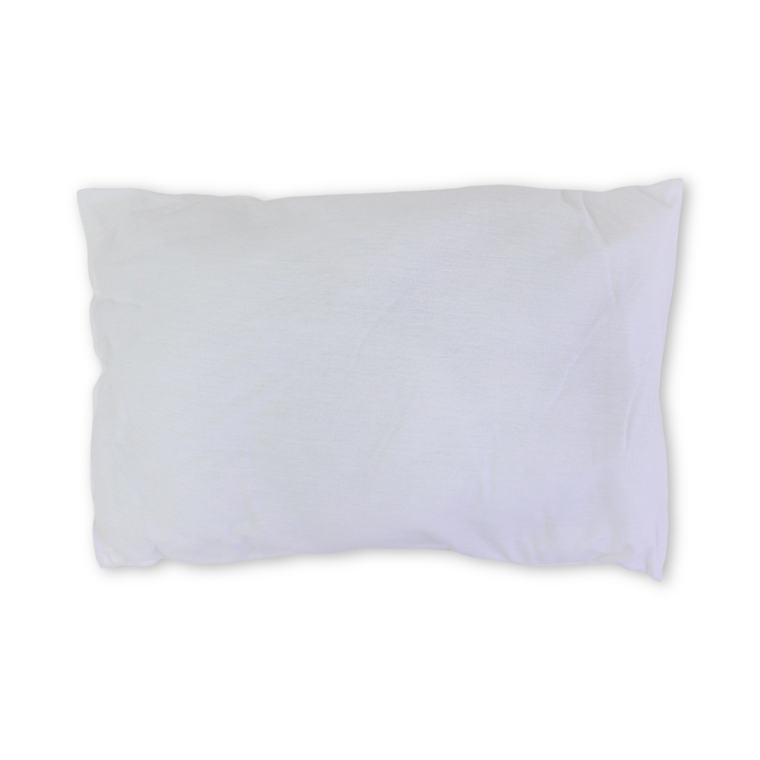 Cotton Pillow + Pillowcase – Grey with Crescent Moon and Stars ,Cloud Print